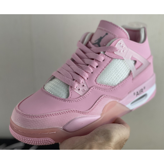 Off White x Air Jordan 4 Sneakers  - PerfectKickZ