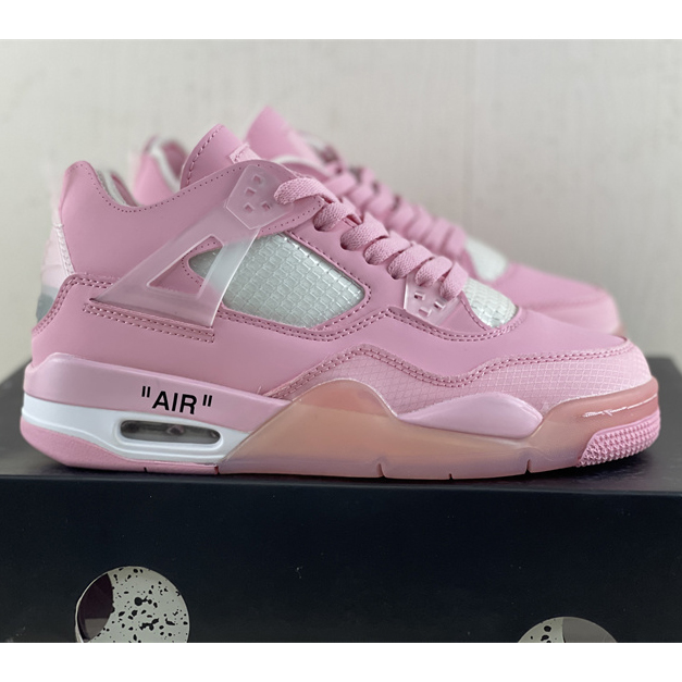Off White x Air Jordan 4 Sneakers  - PerfectKickZ