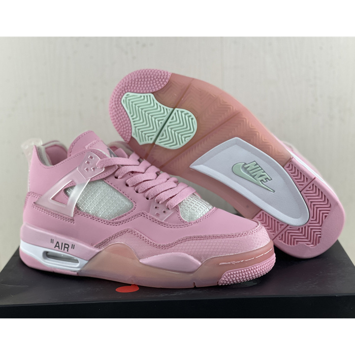 Off White x Air Jordan 4 Sneakers  - PerfectKickZ