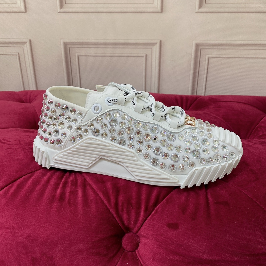 Dolce & Gabbana Mixed-Material NS1 Sneakers - PerfectKickZ