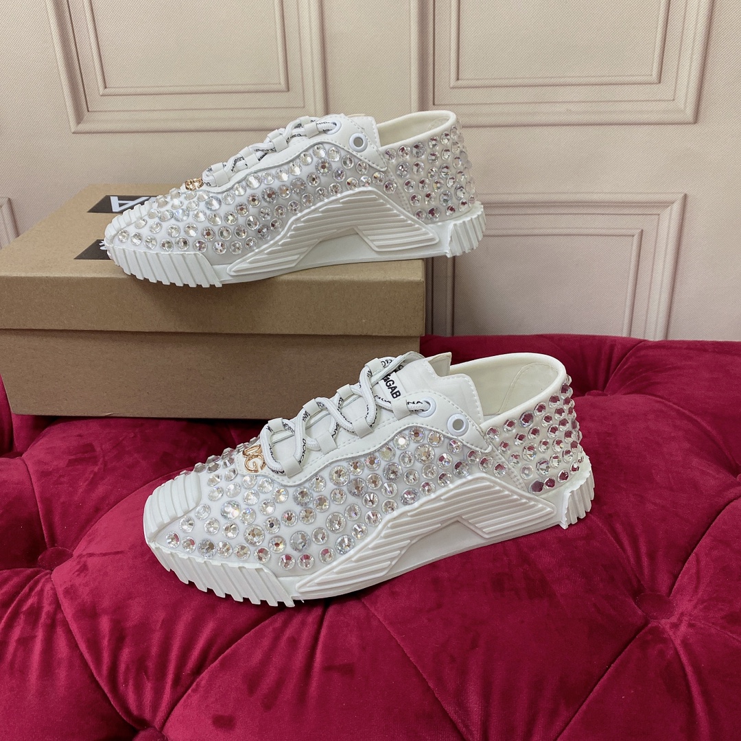 Dolce & Gabbana Mixed-Material NS1 Sneakers - PerfectKickZ