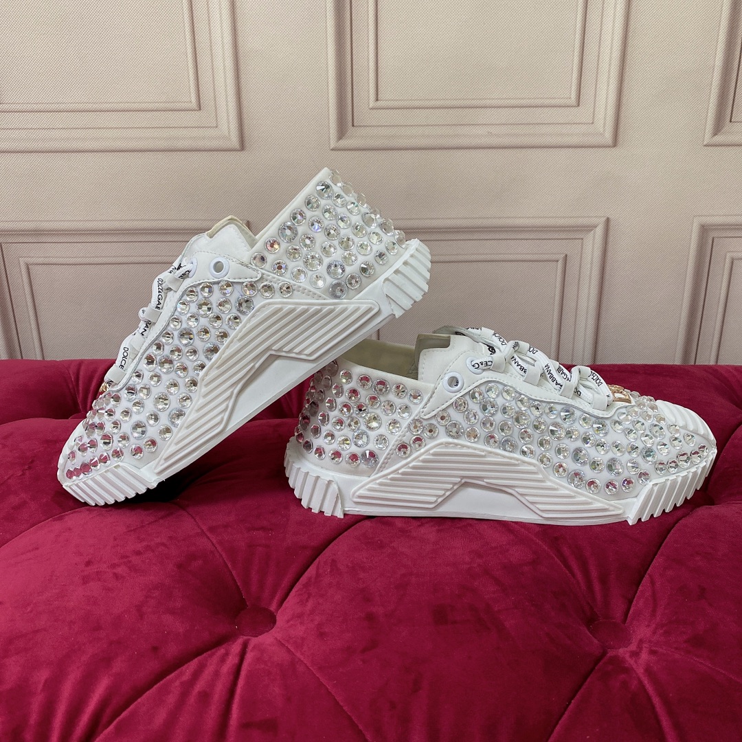Dolce & Gabbana Mixed-Material NS1 Sneakers - PerfectKickZ
