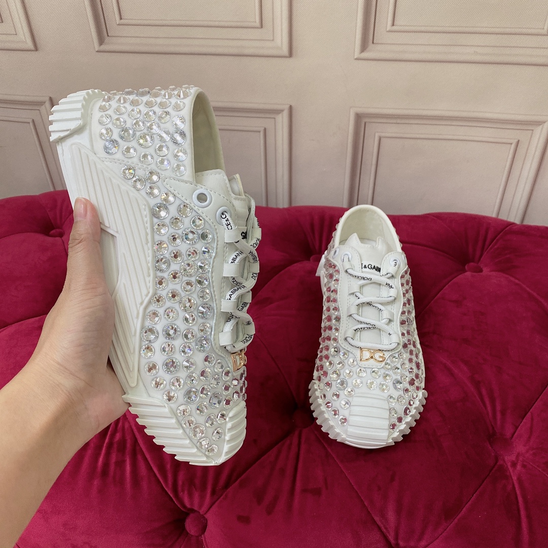 Dolce & Gabbana Mixed-Material NS1 Sneakers - PerfectKickZ