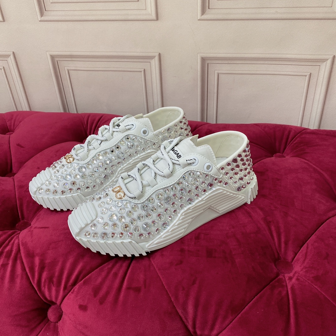 Dolce & Gabbana Mixed-Material NS1 Sneakers - PerfectKickZ