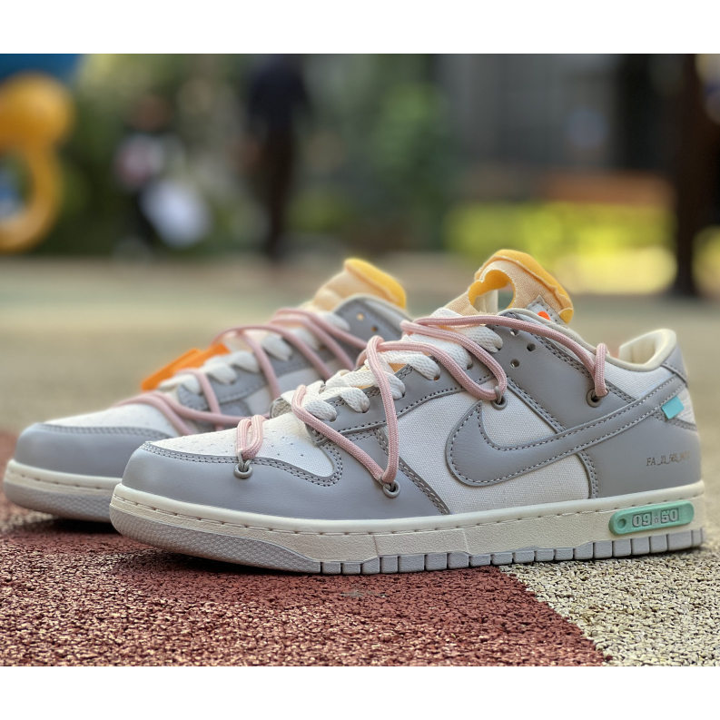 Off-White x Nike Sb Dunk NO.09  Low "The 50" Sneaker     DM1602-109 - PerfectKickZ