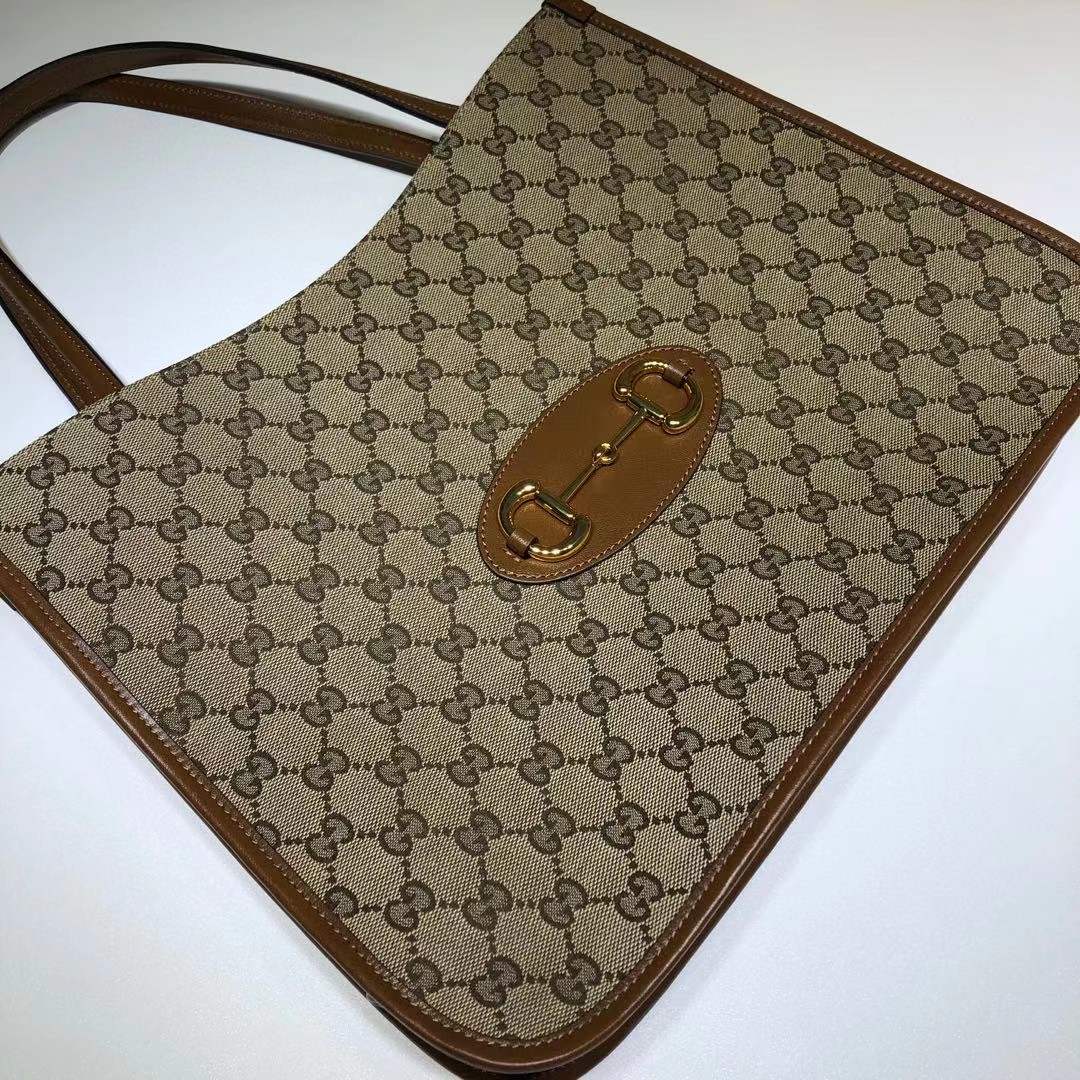 Gucci Horsebit 1955 Tote Bag(38-28.5-13CM) - PerfectKickZ