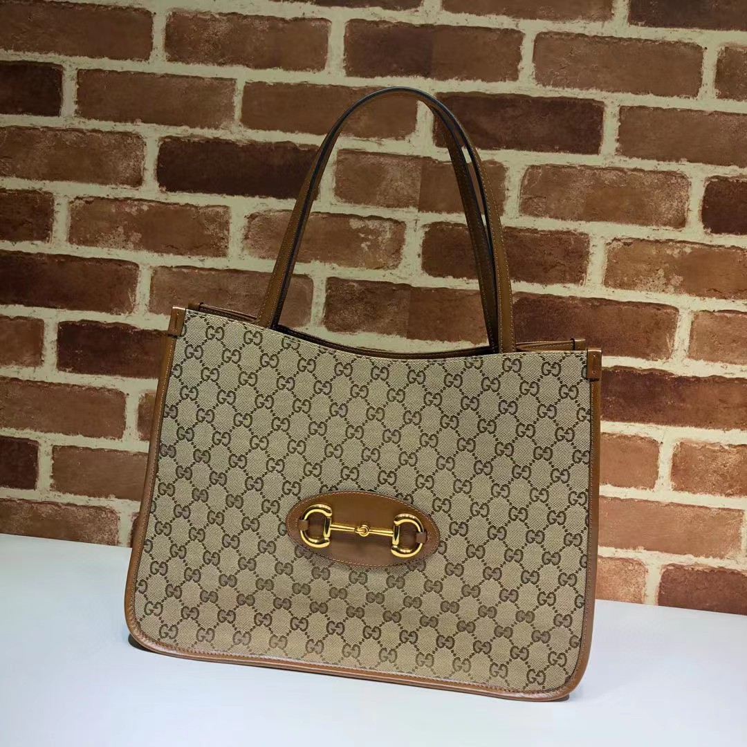 Gucci Horsebit 1955 Tote Bag(38-28.5-13CM) - PerfectKickZ