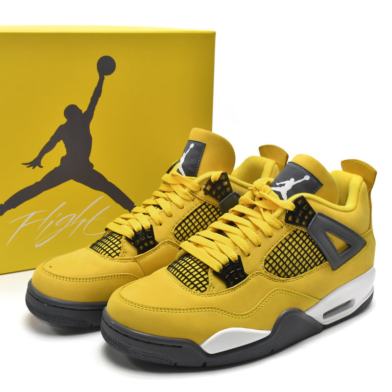 Air Jordan 4 Retro LS Lightning Sneakers  CT8527-700 - PerfectKickZ