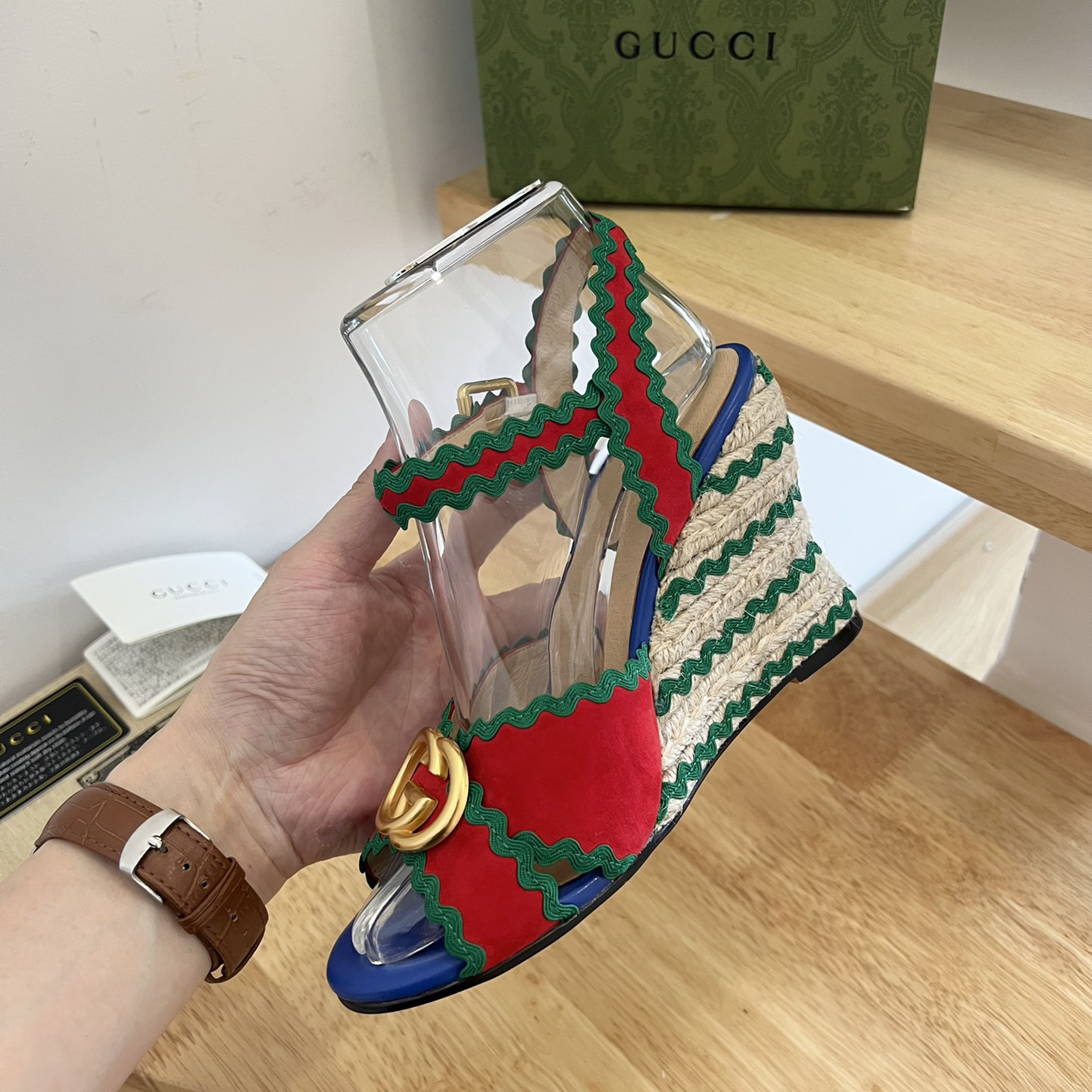 Gucci Women's Espadrille Sandal - PerfectKickZ