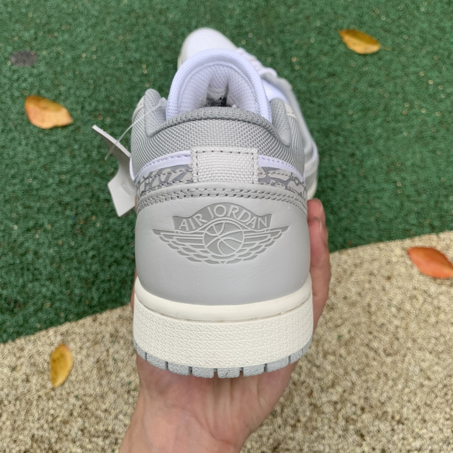 Air Jordan AJ1 low PRM Elephant Print Sneaker     DH4269-100 - PerfectKickZ