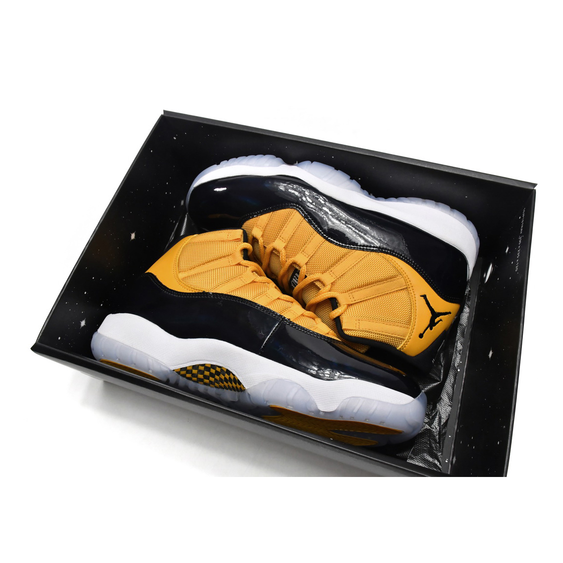  Air Jordan 11 Retro Black Yellow Sneaker    CT8012-118 - PerfectKickZ