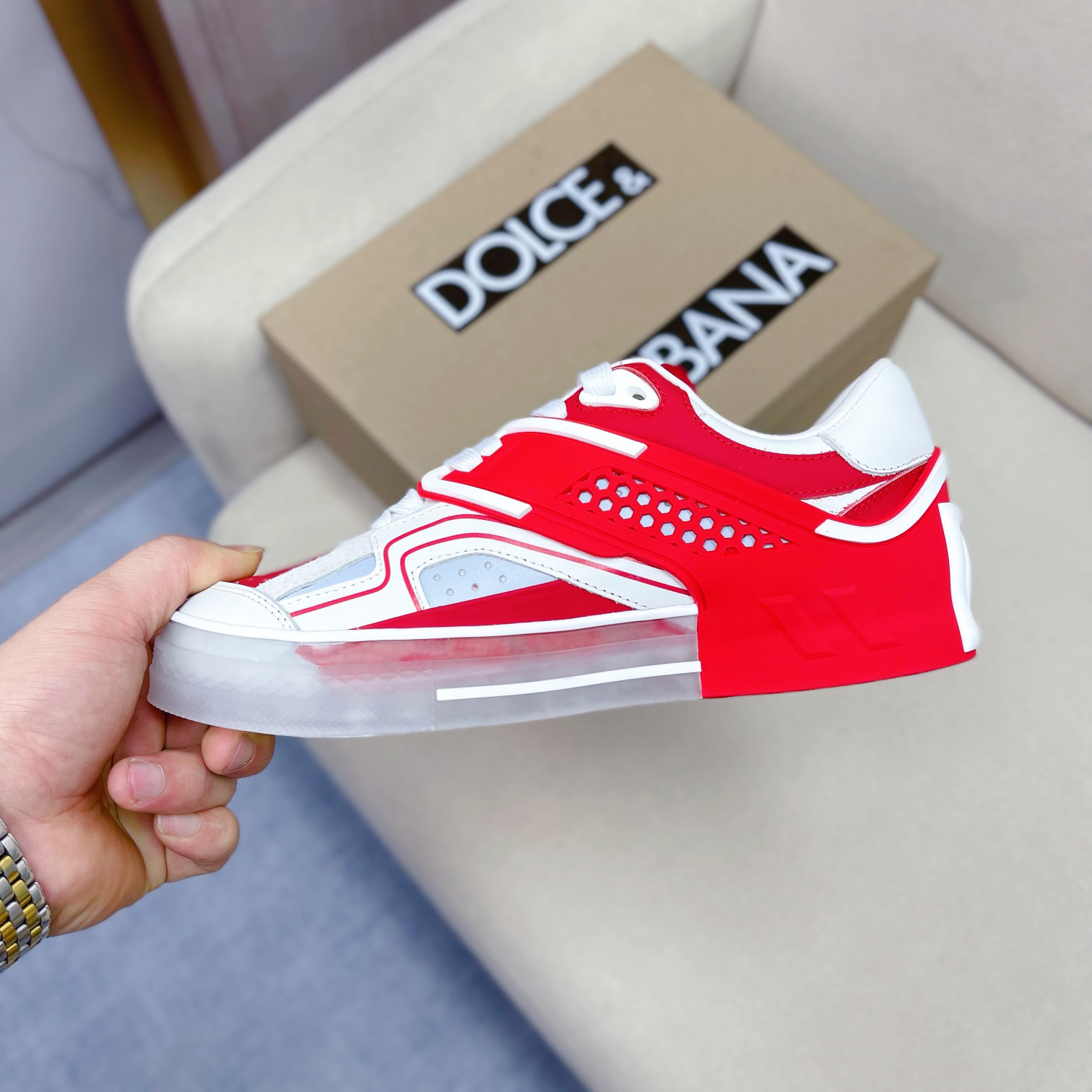 Dolce & Gabbana Calfskin Custom 2.Zero Sneakers - PerfectKickZ