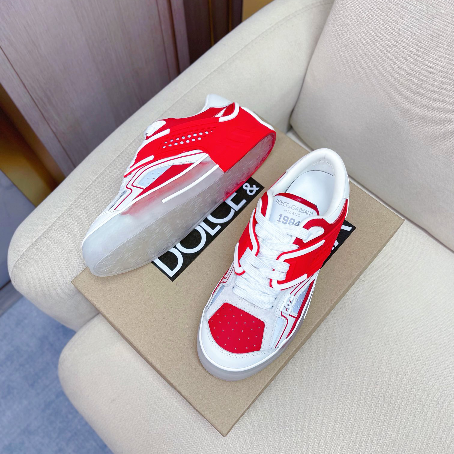 Dolce & Gabbana Calfskin Custom 2.Zero Sneakers - PerfectKickZ