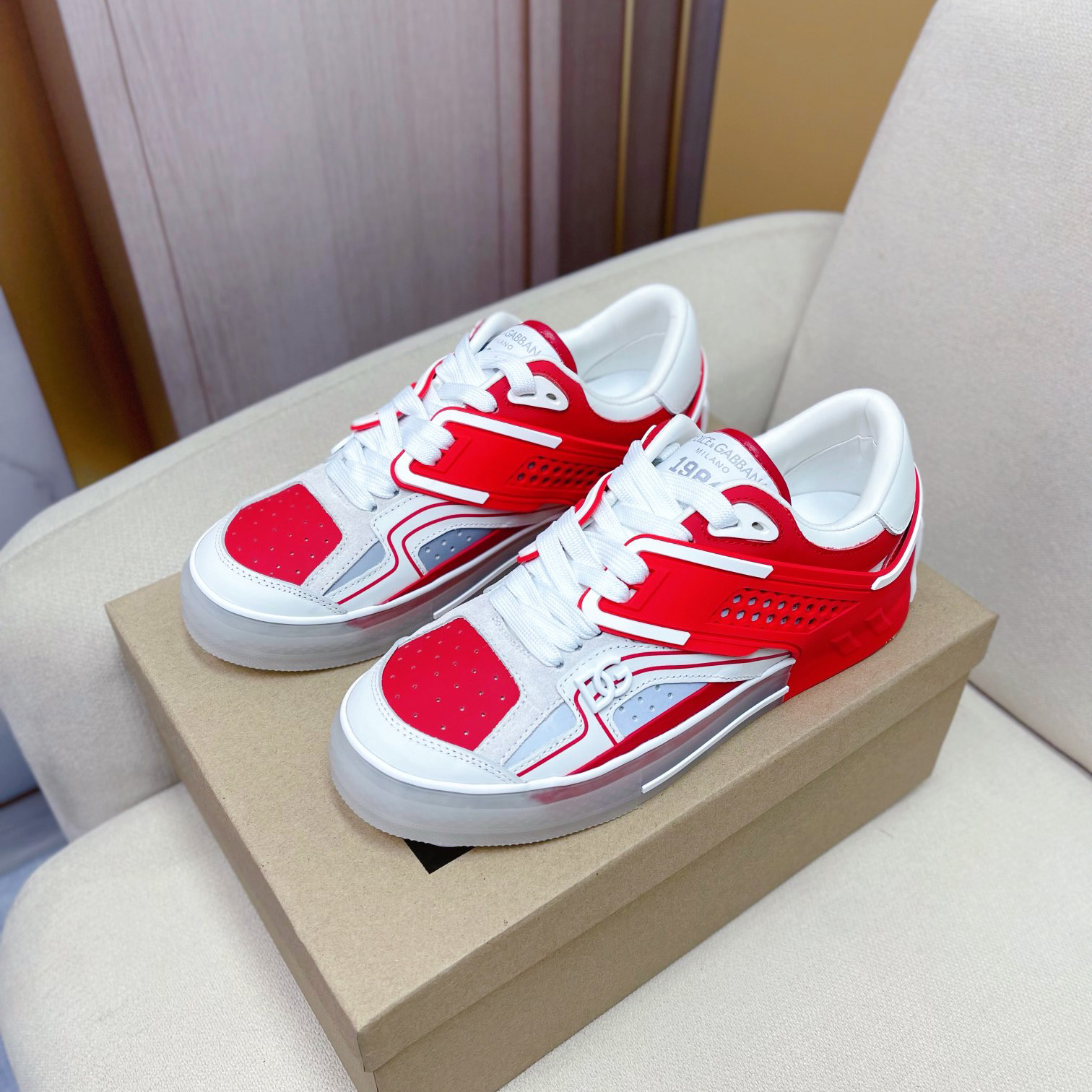 Dolce & Gabbana Calfskin Custom 2.Zero Sneakers - PerfectKickZ