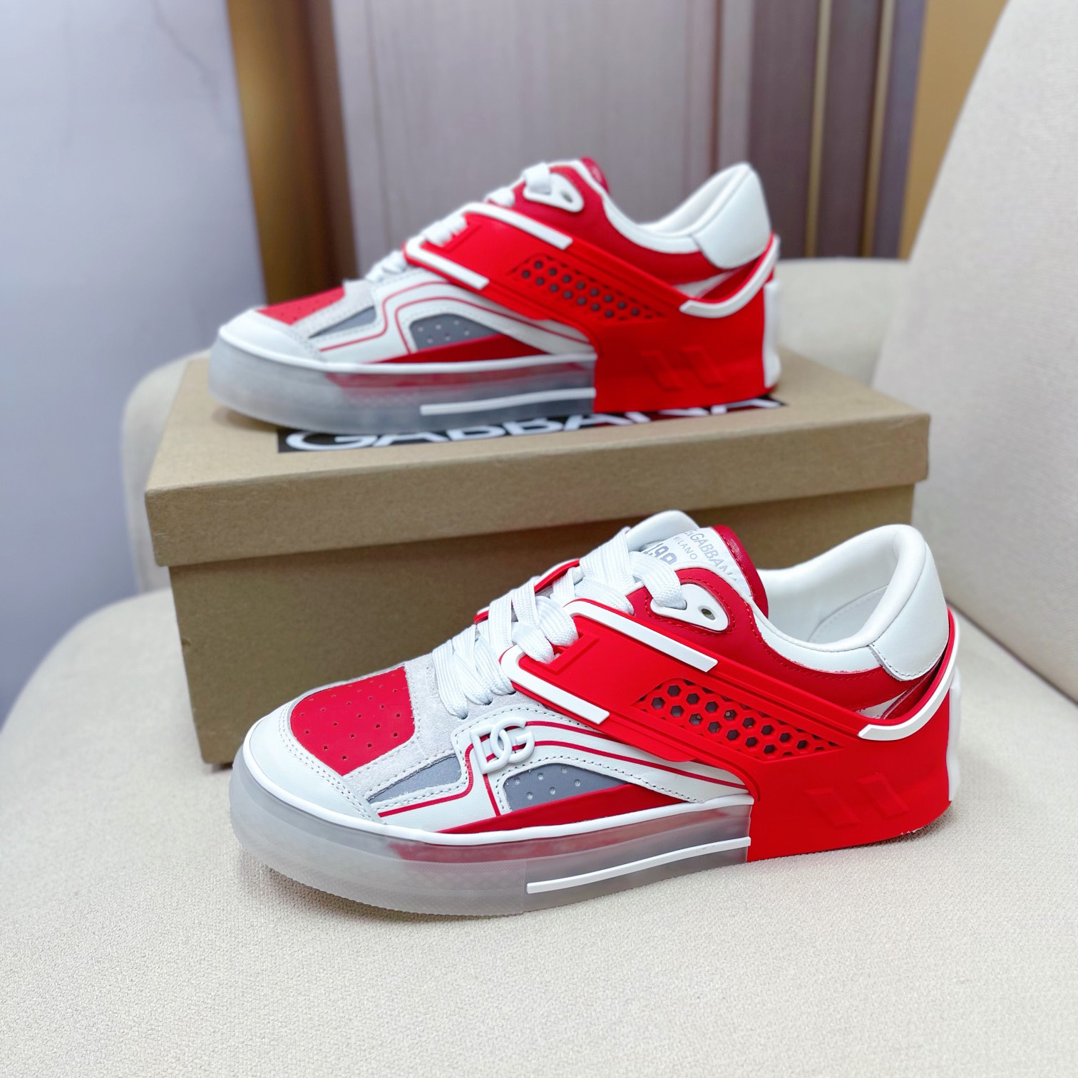 Dolce & Gabbana Calfskin Custom 2.Zero Sneakers - PerfectKickZ