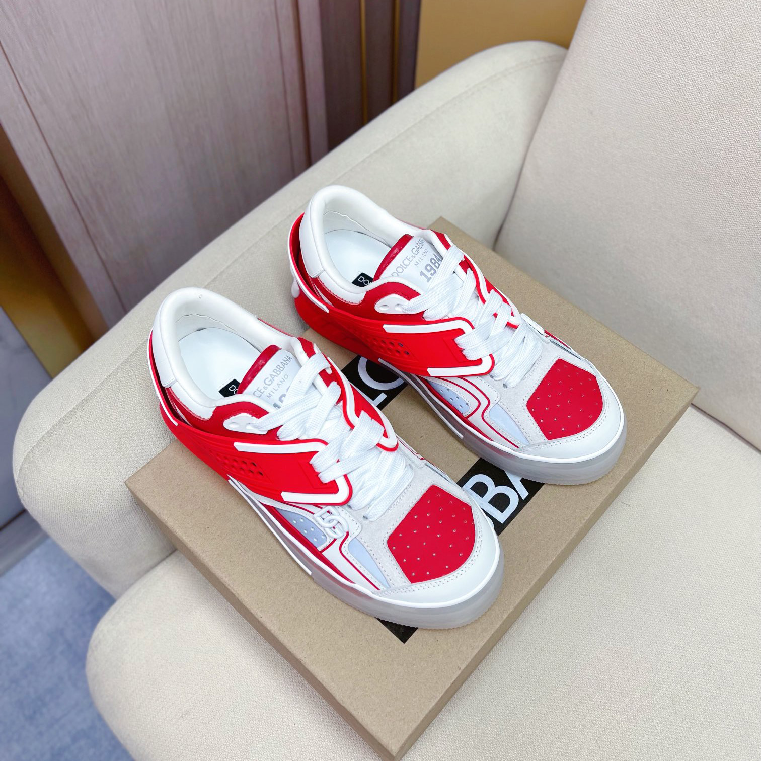 Dolce & Gabbana Calfskin Custom 2.Zero Sneakers - PerfectKickZ