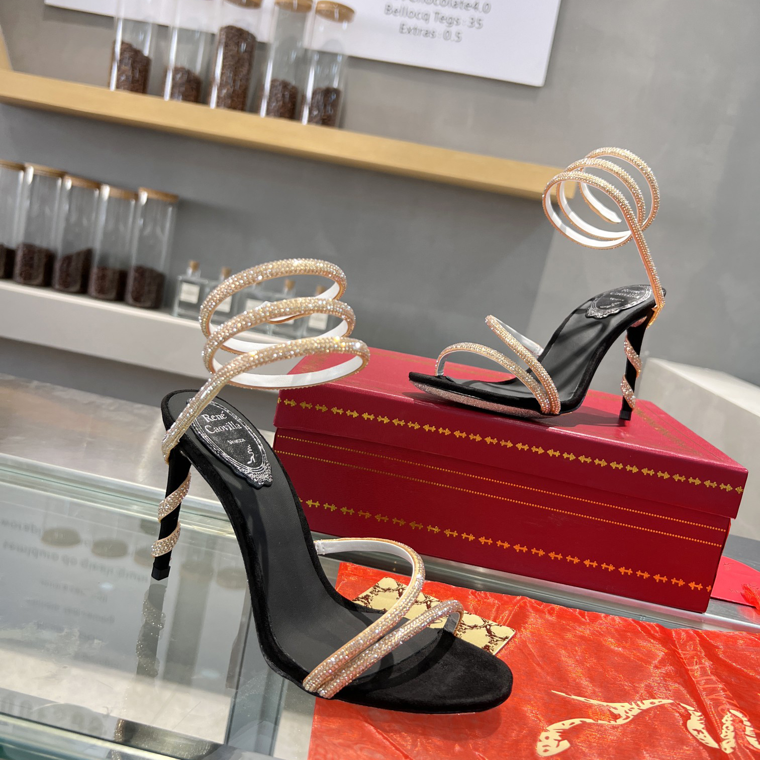 Rene Caovilla Cleo Rene Caovilla Sandal - PerfectKickZ