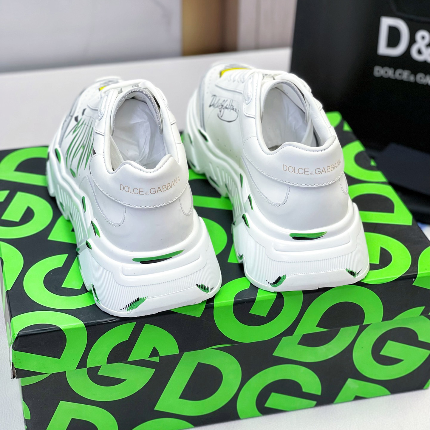 Dolce & Gabbana Calfskin Nappa Daymaster Sneakers - PerfectKickZ