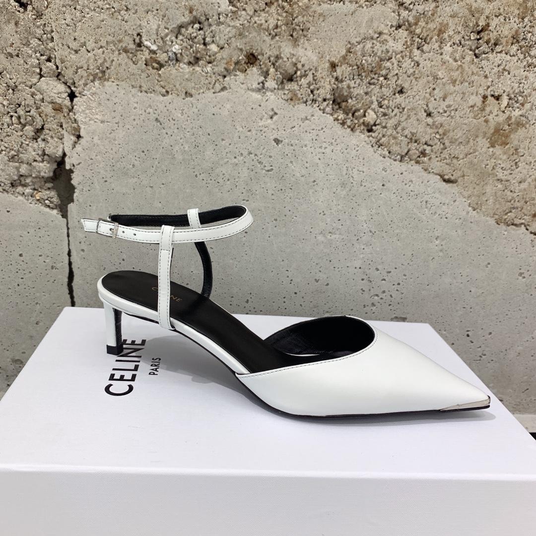 Celine Kitten With Metal Toe In Calfskin - PerfectKickZ