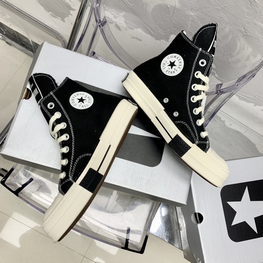 Rick Owensx Converse x  Drkshdw Drkstar Hi Sneakers - PerfectKickZ