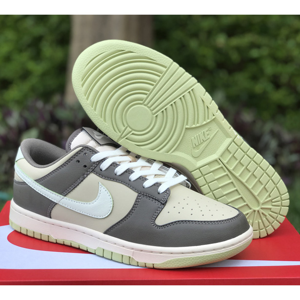 Nike SB Dunk Low"Sail Olive Grey" Sneaker     FB4960-210 - PerfectKickZ