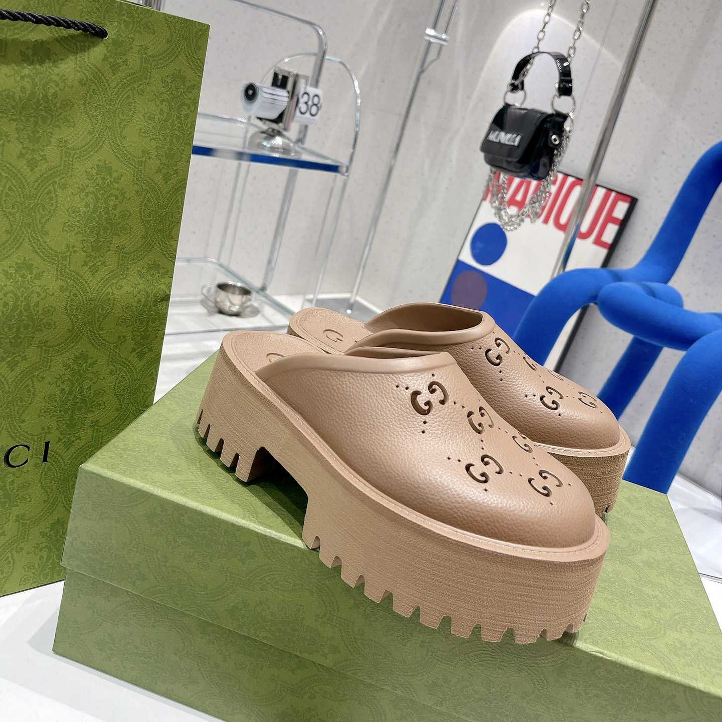 Gucci Women's GG Slip-On Sandal - PerfectKickZ