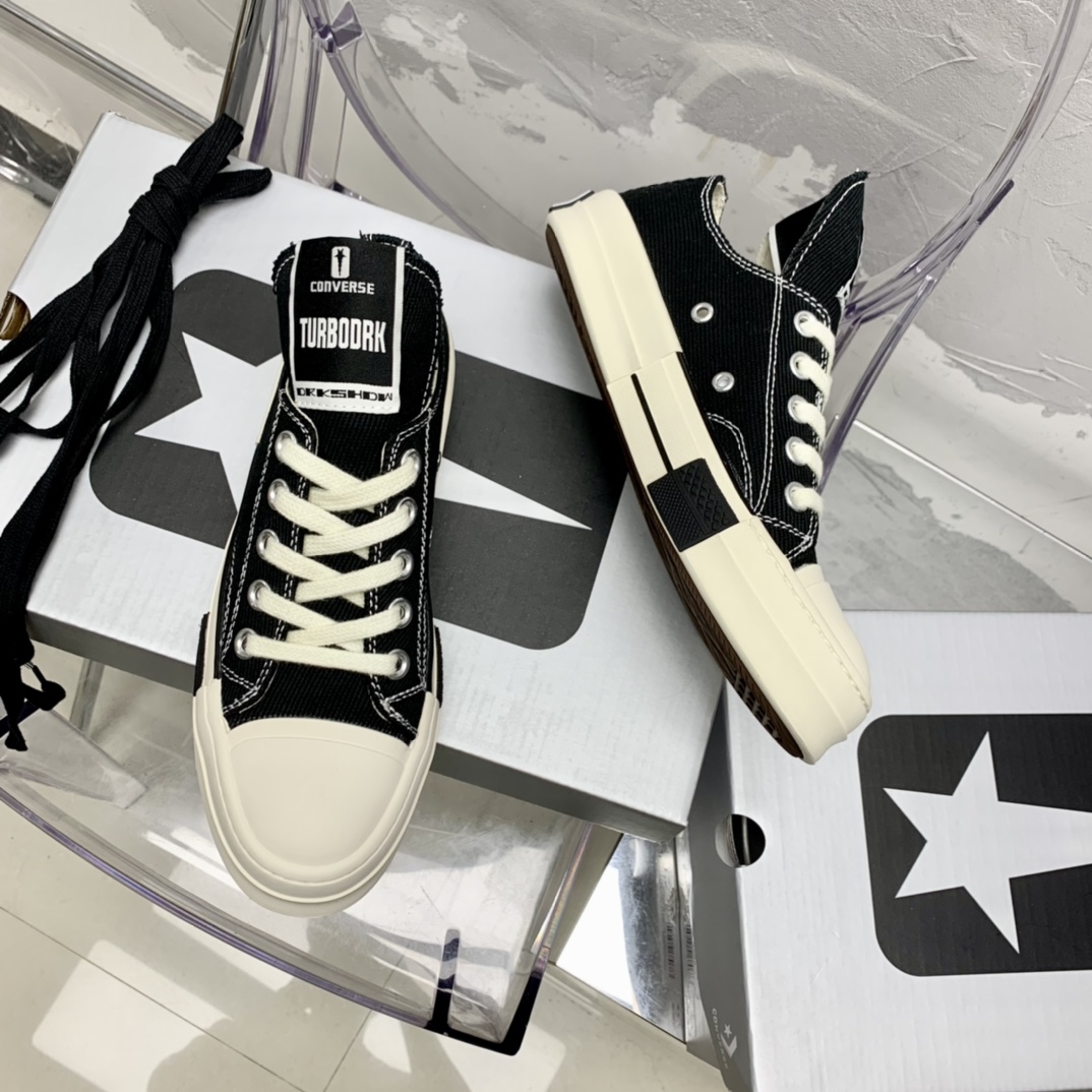 Rick Owensx Converse x  Drkshdw Drkstar Hi Sneakers - PerfectKickZ