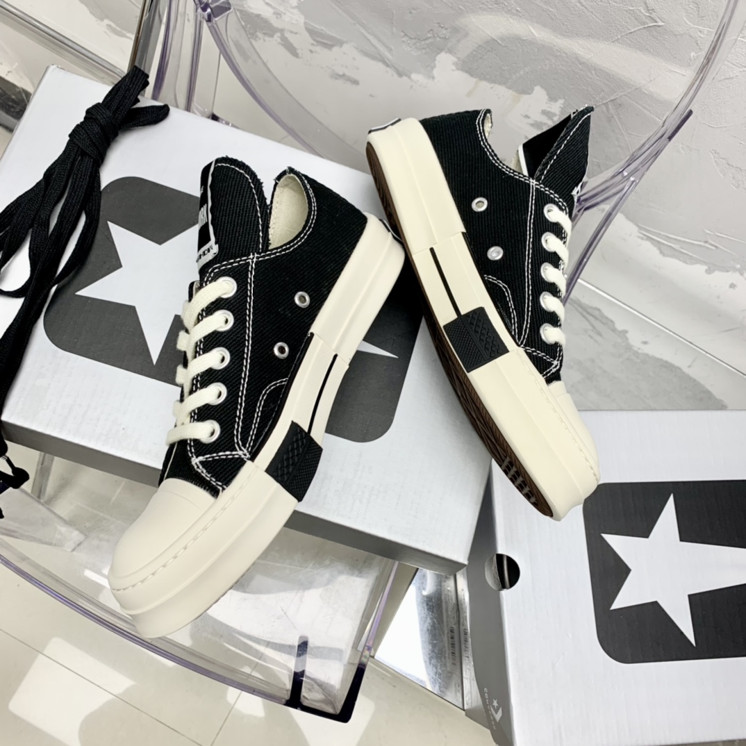 Rick Owensx Converse x  Drkshdw Drkstar Hi Sneakers - PerfectKickZ
