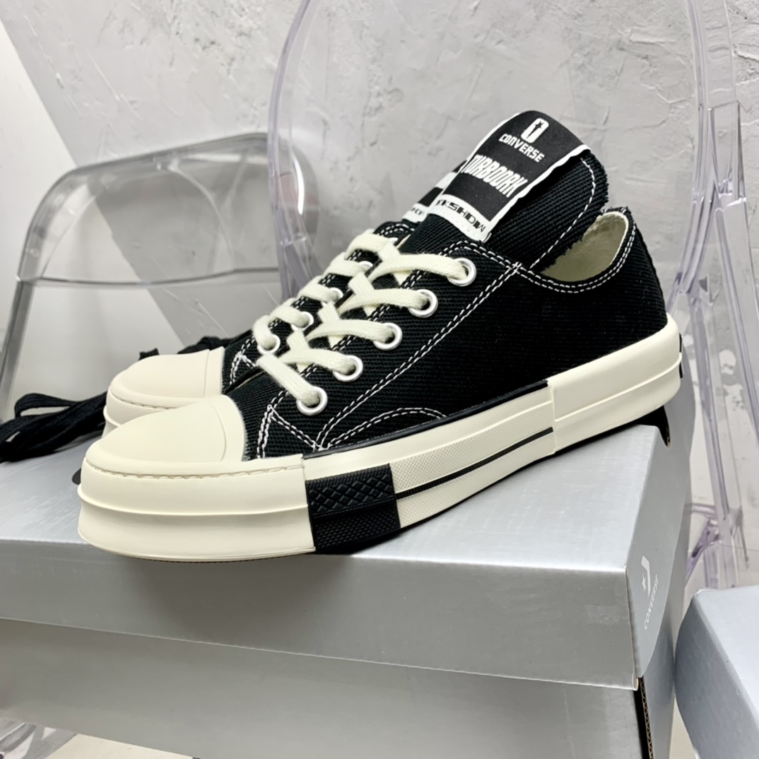 Rick Owensx Converse x  Drkshdw Drkstar Hi Sneakers - PerfectKickZ