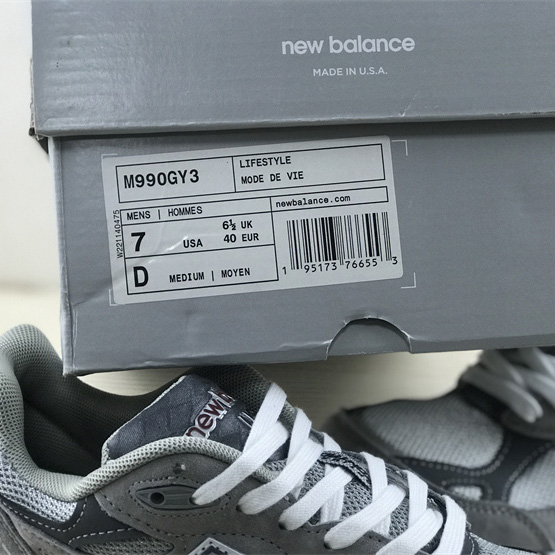 New Balance 990 V3 Sneakers          - PerfectKickZ