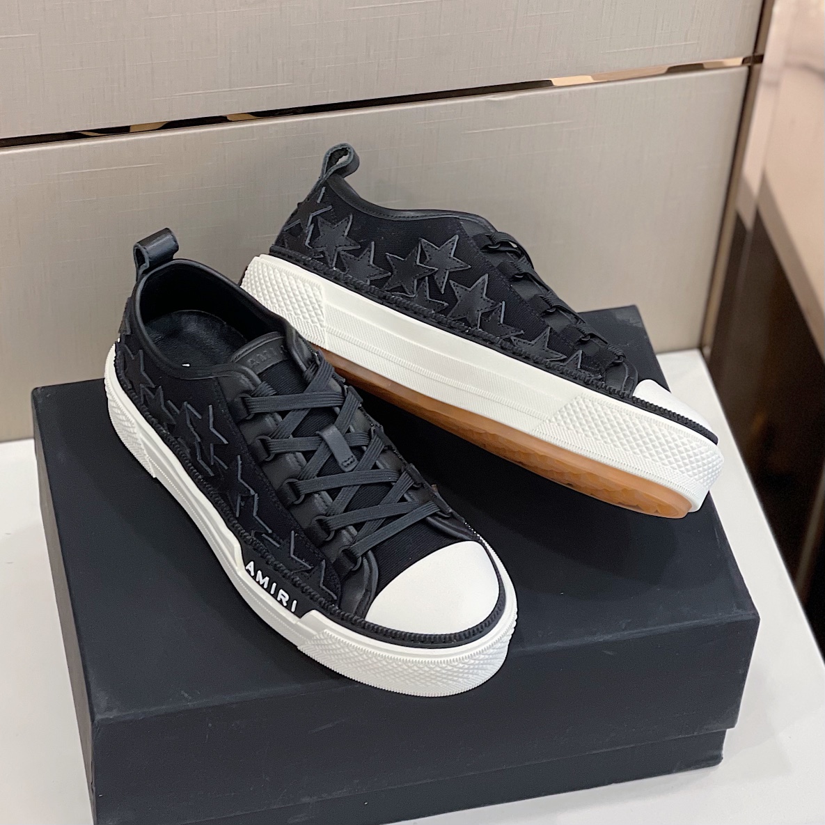 Amiri Stars Court Low Top Sneaker - PerfectKickZ