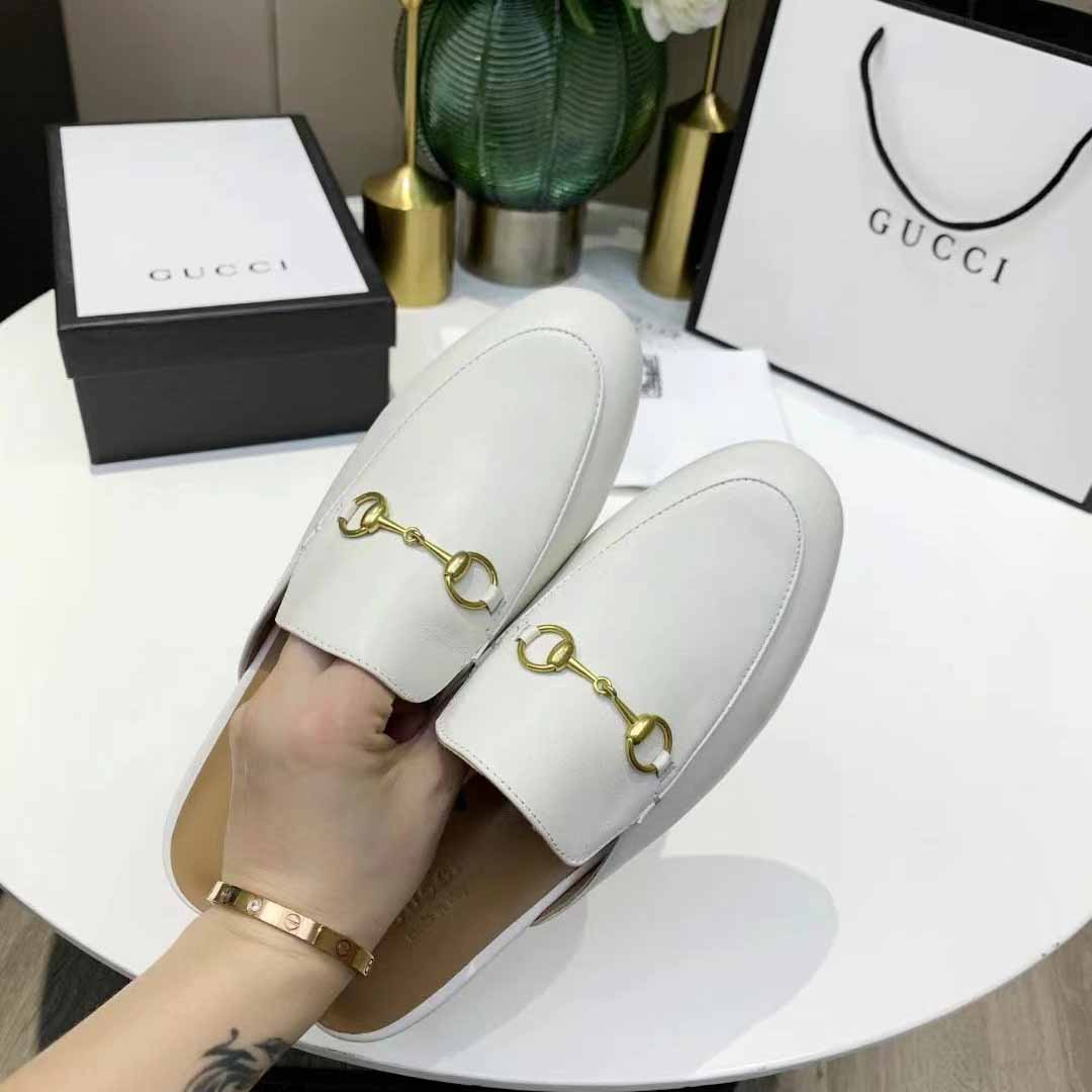 Gucci Princetown Leather Slipper - 