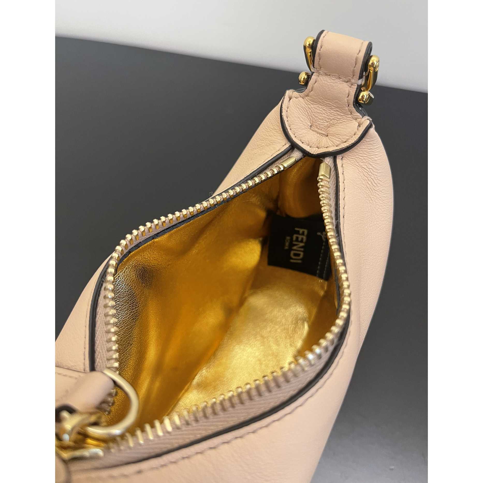 Fendi Nano Fendigraphy Hobo Bag (16.5-14-5) - PerfectKickZ