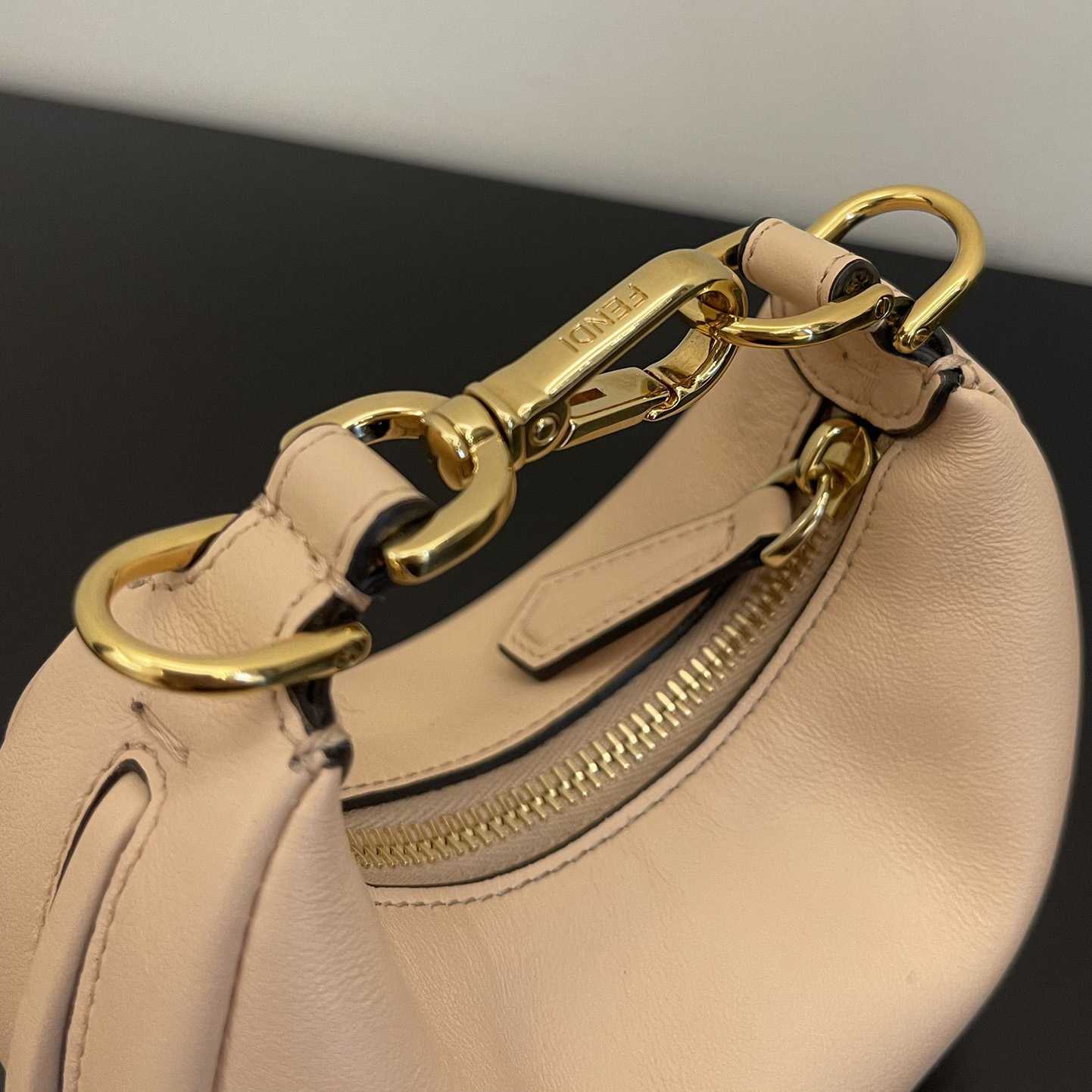 Fendi Nano Fendigraphy Hobo Bag (16.5-14-5) - PerfectKickZ