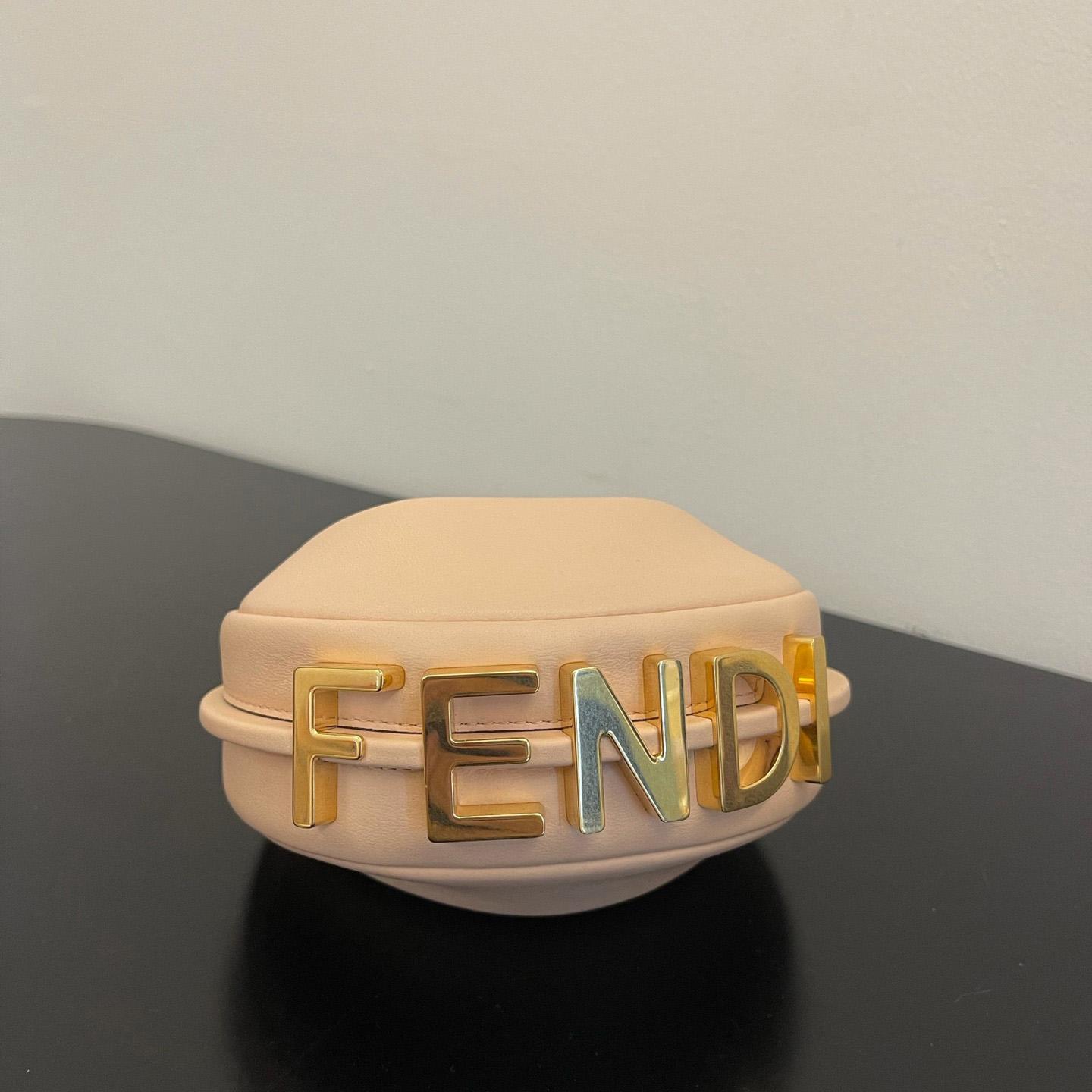 Fendi Nano Fendigraphy Hobo Bag (16.5-14-5) - PerfectKickZ