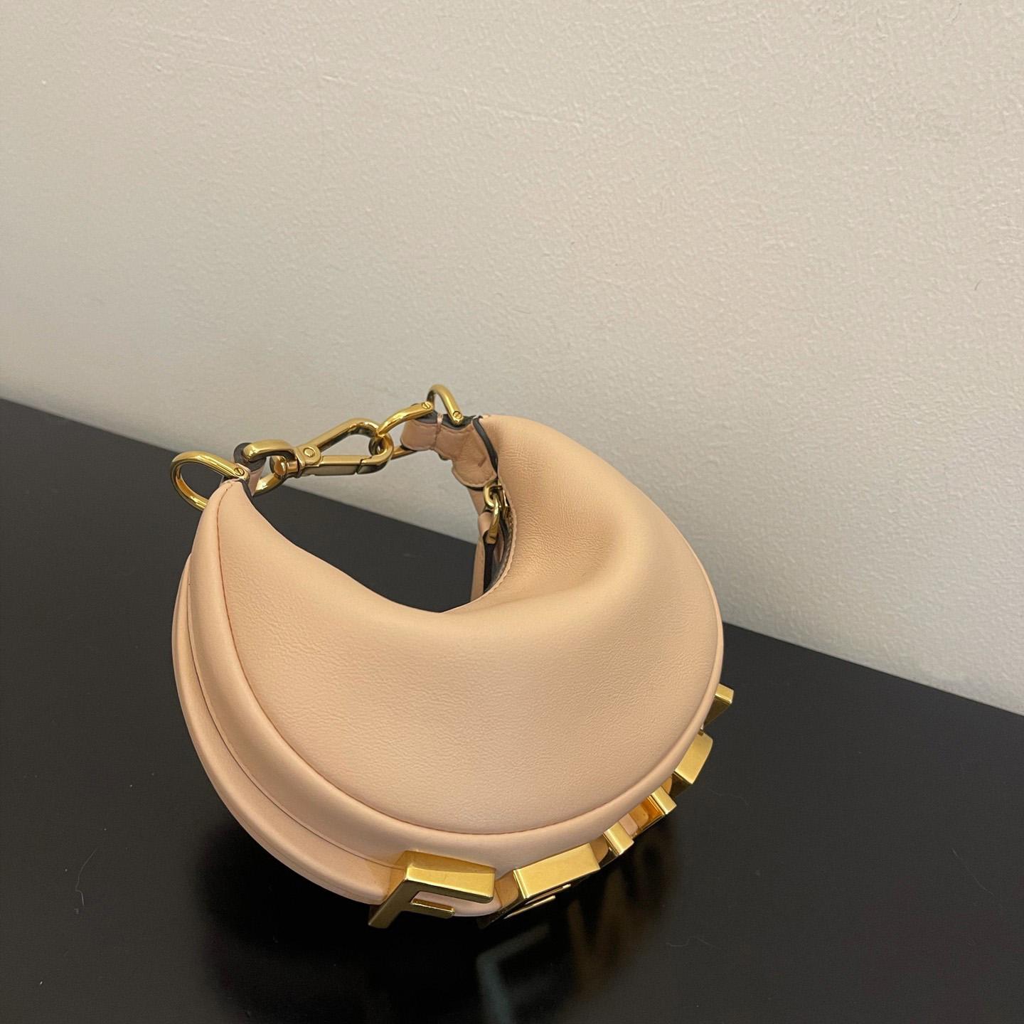 Fendi Nano Fendigraphy Hobo Bag (16.5-14-5) - PerfectKickZ