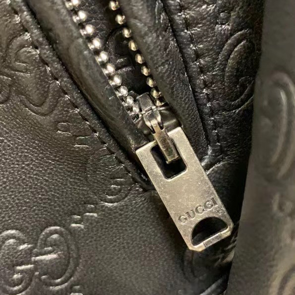 Gucci GG Leather Biker Jacket - PerfectKickZ