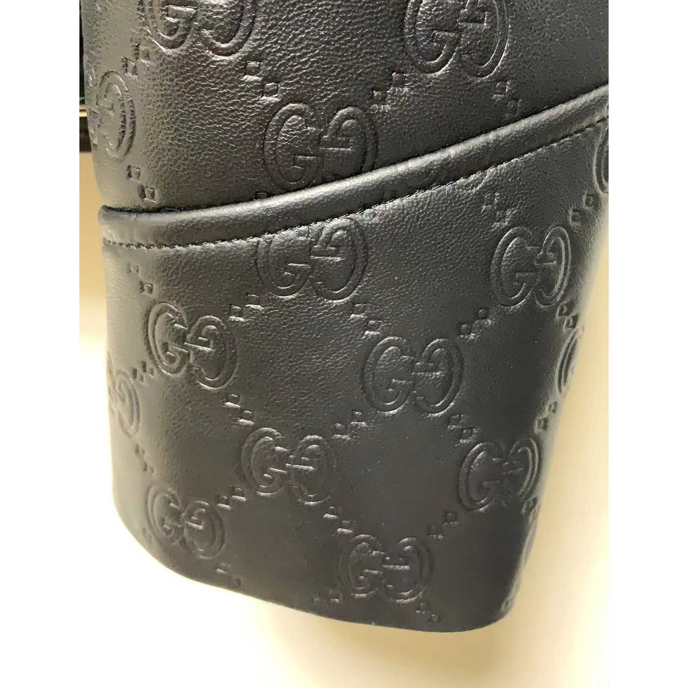 Gucci GG Leather Biker Jacket - PerfectKickZ