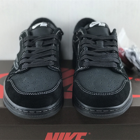 Travis Scott x Air Jordan 1 Low OG “Black Phantom” Sneaker   DM7866-001 - PerfectKickZ