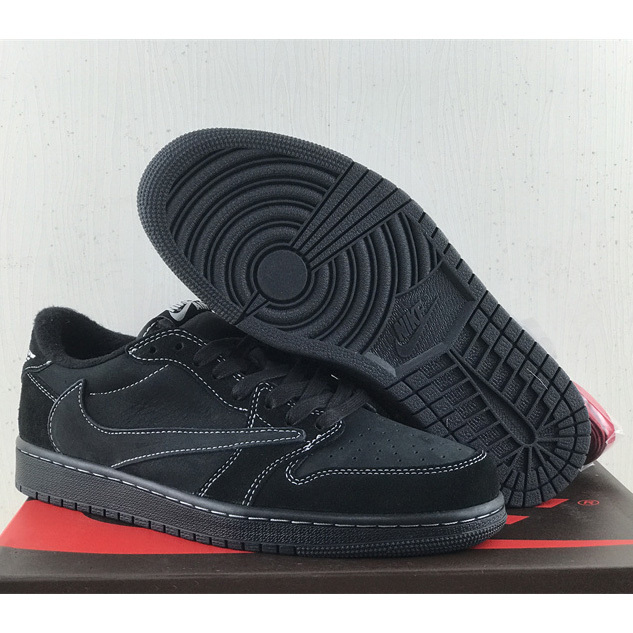 Travis Scott x Air Jordan 1 Low OG “Black Phantom” Sneaker   DM7866-001 - PerfectKickZ
