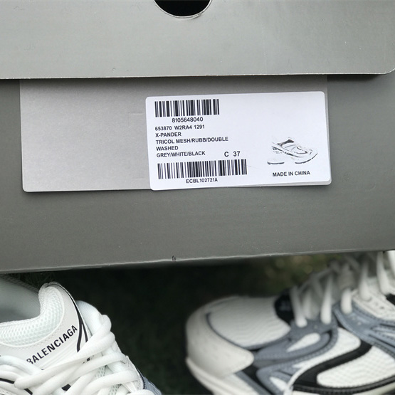 Balenciaga X-Pander Sneaker In Grey, White And Black Mesh And Nylon - PerfectKickZ