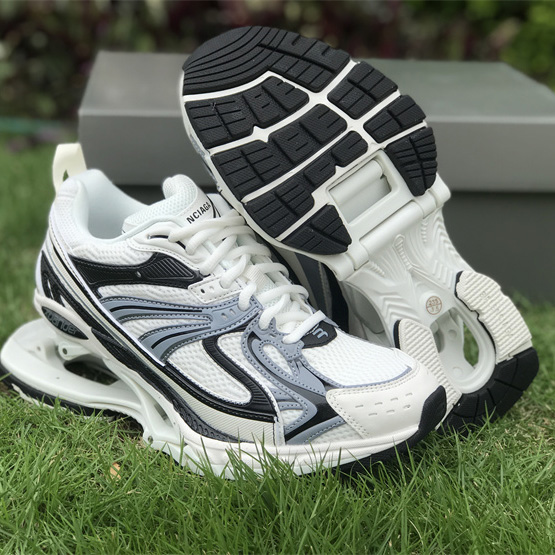 Balenciaga X-Pander Sneaker In Grey, White And Black Mesh And Nylon - PerfectKickZ