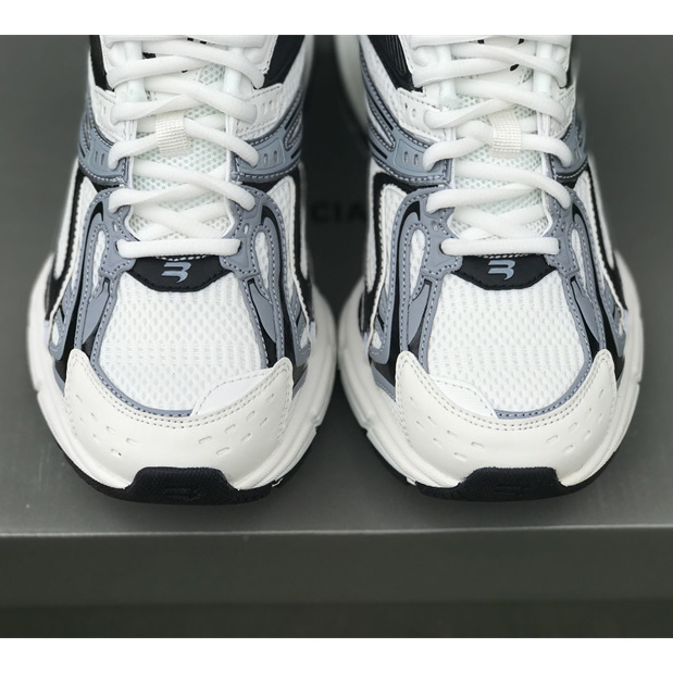 Balenciaga X-Pander Sneaker In Grey, White And Black Mesh And Nylon - PerfectKickZ