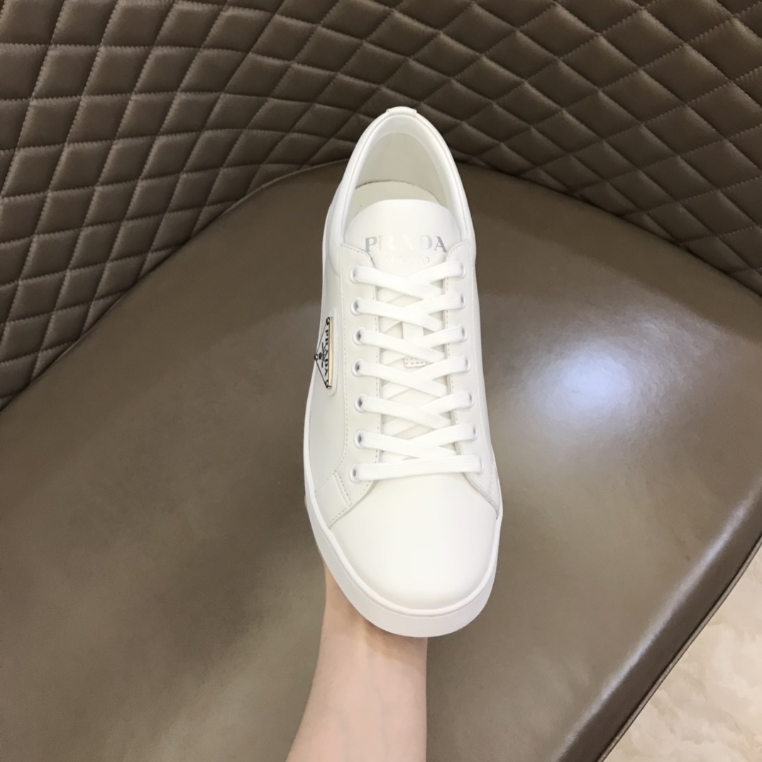 Prada Brushed Leather Sneakers(upon uk size) - PerfectKickZ