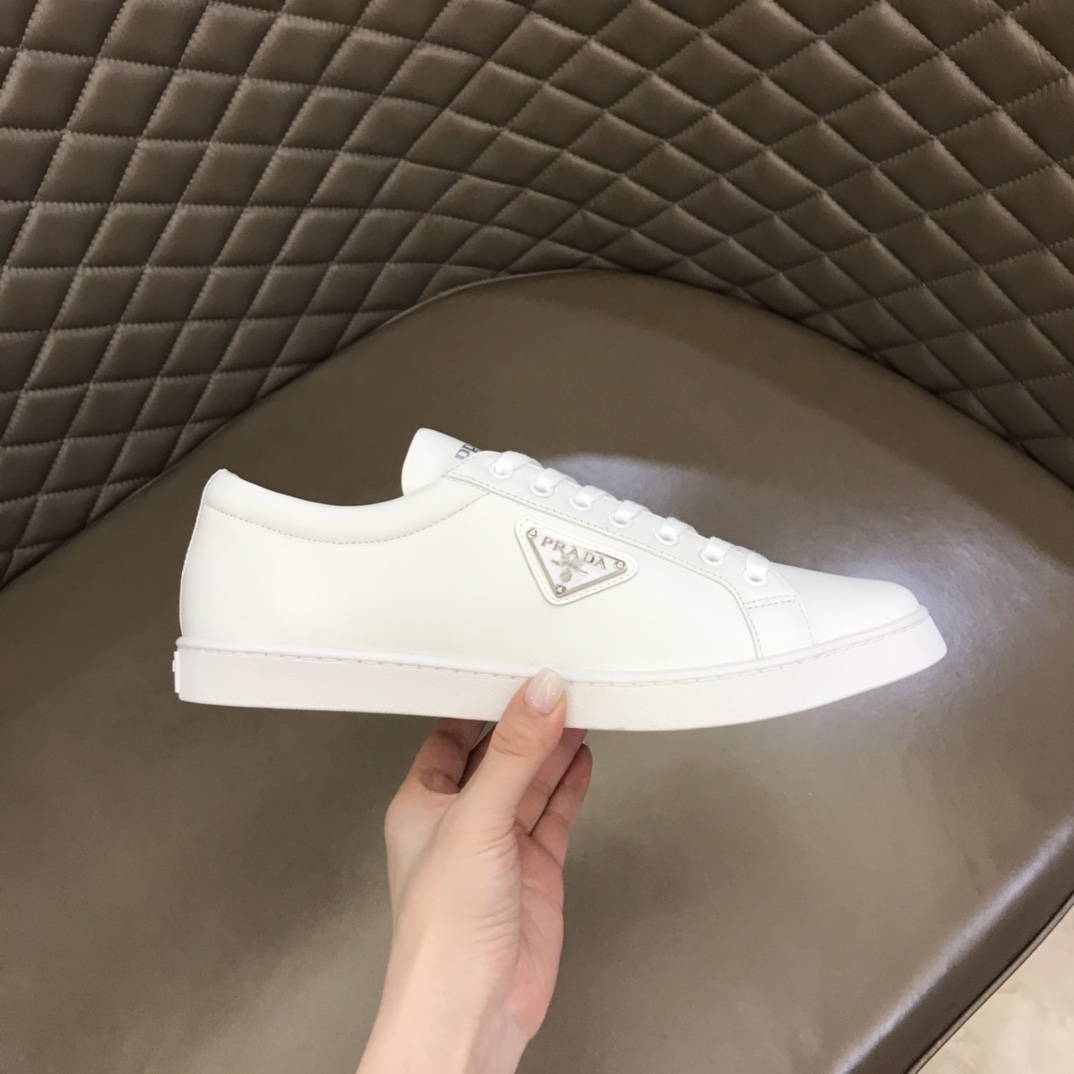 Prada Brushed Leather Sneakers(upon uk size) - PerfectKickZ