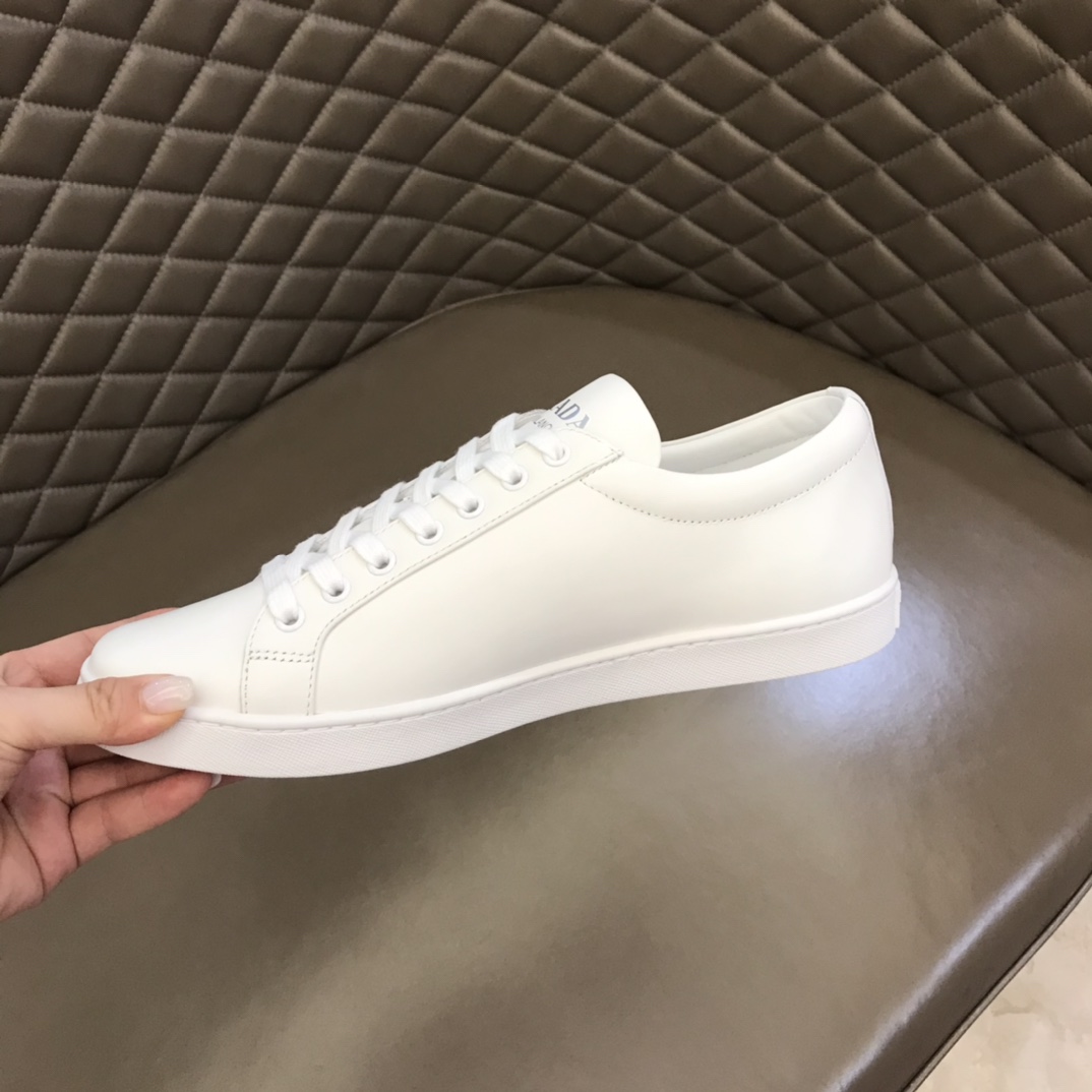 Prada Brushed Leather Sneakers(upon uk size) - PerfectKickZ