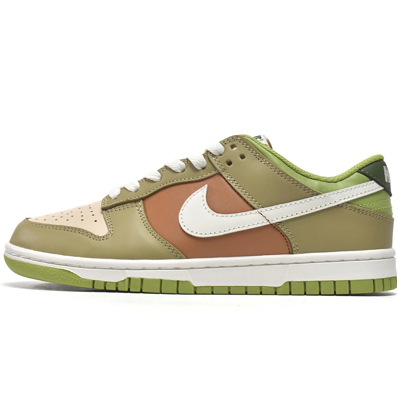  Nike Dunk Low Brown Veail Sail Vivid Green Sneaker    DV9108-711 - PerfectKickZ