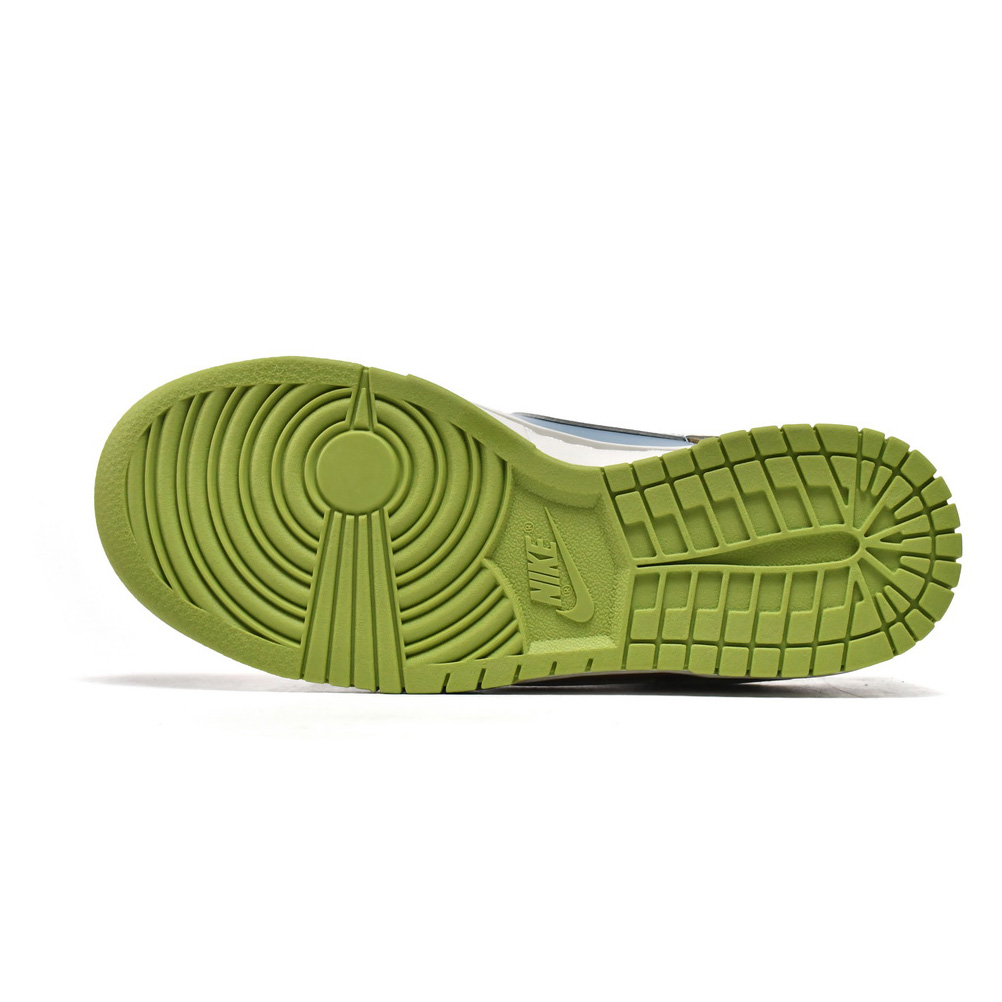  Nike Dunk Low Brown Veail Sail Vivid Green Sneaker    DV9108-711 - 