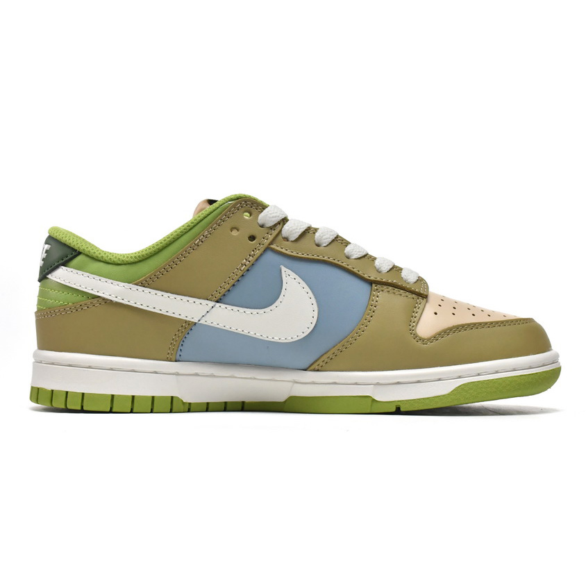  Nike Dunk Low Brown Veail Sail Vivid Green Sneaker    DV9108-711 - 