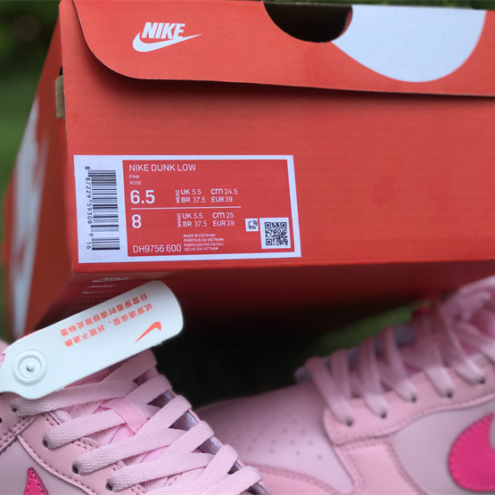 Nike Dunk Low “Triple Pink” Sneaker    DH9756-600  - PerfectKickZ